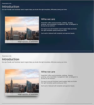 글로벌 비즈니스 PPT 템플릿 – 회사 개요