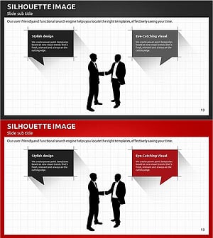 모던 비즈니스 플랜 템플릿 – 고객 성공 사례 시각화