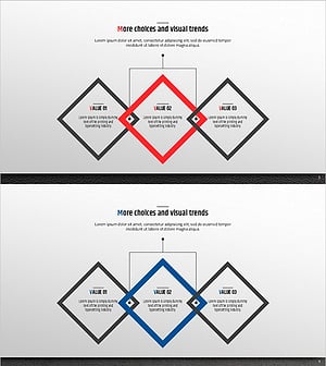Premium Management Presentation Overlapping Diagram