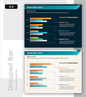 연도별 매출 추이 비교 슬라이드 – 데이터 시각화