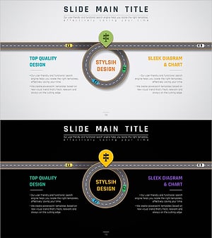 로드 템플릿 텍스트 – 비즈니스 비전과 전략