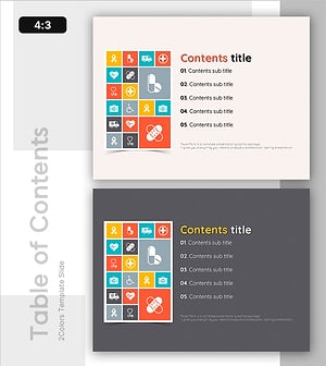 의학 연구 발표자료 PPT 목차 – 전문성과 신뢰