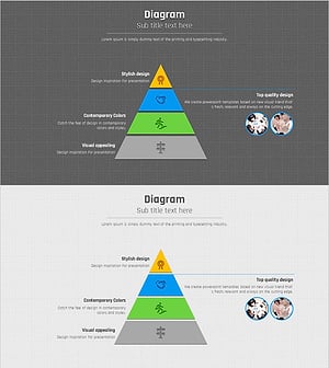 피라미드 다이어그램을 활용한 마케팅 전략 슬라이드 – 효과적인 타겟 설정