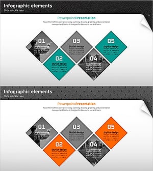 다양한 텍스트 박스를 활용한 퀄리티 파워포인트 슬라이드 템플릿