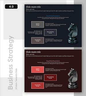 스타일리시한 디자인의 PowerPoint 프레젠테이션 슬라이드