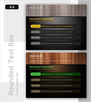 라운딩 박스 항목 슬라이드 – 제품 및 서비스 소개