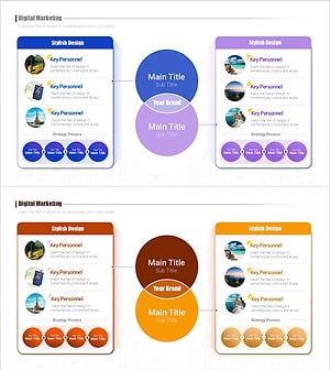 디지털 마케팅 전략 슬라이드 – 효과적인 마케팅 계획