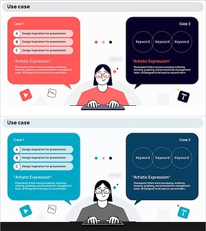 소셜 플랫폼 활용 사례 슬라이드