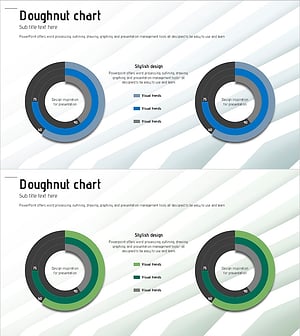 Structure Presentation Template Doughnut Chart – Market Analysis and Marketing Strategy