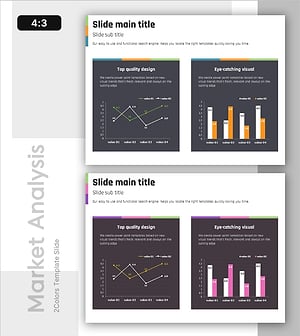 주요 경쟁사 역량 분석 그래프 – 효율적인 시장 분석