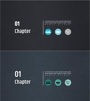 모던 비즈니스 템플릿 간지 – 심플하면서도 세련된 접근