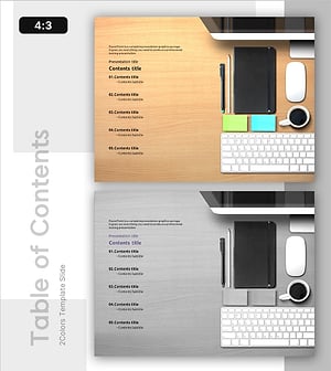 오피스 테마 프레젠테이션 목차
