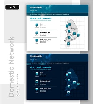 말풍선 아이콘으로 나타낸 주요 지역 - Key Locations with Speech Bubble Indicators