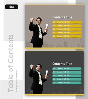 Contents Slide Template – The First Step to a Successful Presentation