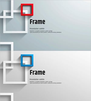 사각형 프레임 템플릿으로 직관적인 표지 디자인