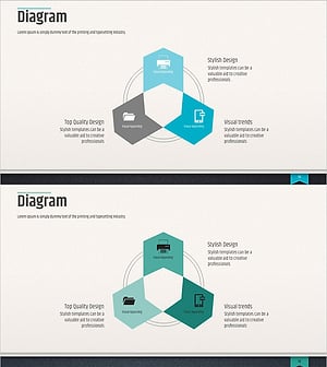 Modern Business Presentation Template Diagram1 – Visualizing Business Strategy