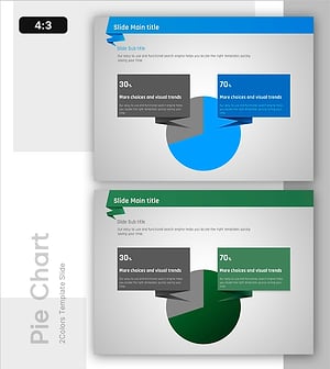 Origami Pie Chart Slide – Effective Data Visualization