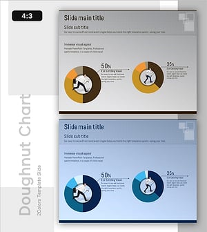 직장인의 스트레스 원인 – 시각화된 도넛형 그래프