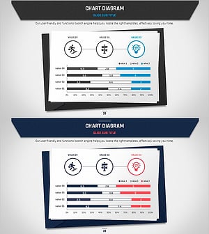 비즈니스 플랜을 위한 가로막대 세분화 그래프 - 전략적 마케팅 접근