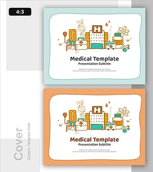 메디컬 일러스트 템플릿 표지