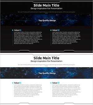 기하학 무늬 와이드 피피티 템플릿 – 혁신 기술 미래 계획