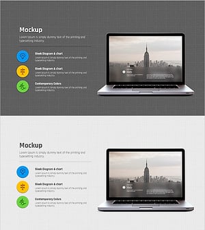 모눈종이 템플릿 – 제품 및 서비스 소개에 적합한 목업