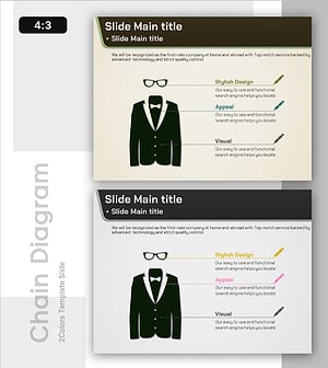 정장 자켓 실루엣 슬라이드 – 스타일과 매력 강조