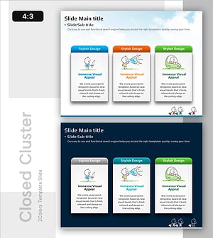 매력적인 비주얼을 강조한 프레젠테이션 슬라이드