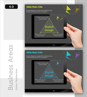 태블릿으로 시연하는 네트워크 솔루션 – 고급스러운 디자인