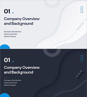 Brand Background Section Cover - Effective Company Introduction