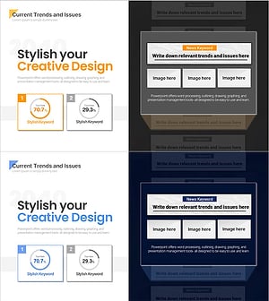 시장 및 경쟁사 분석을 위한 도넛형 슬라이드 – 스포츠 트렌드와 전략 이슈
