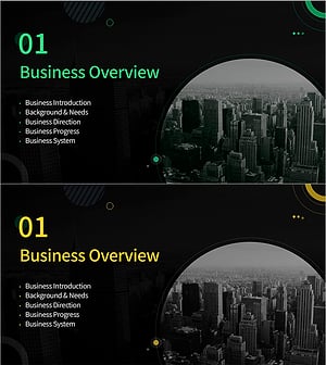 Business Overview Section Cover – Strategic Approach