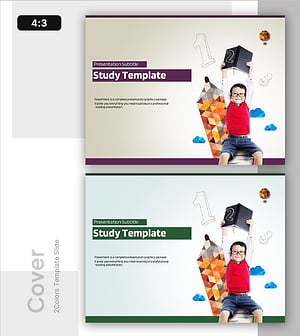 상상력을 발휘하는 시간 템플릿 표지