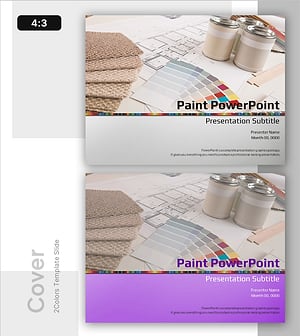 컬러 드로잉 미술 템플릿 표지 – 창의적 비전의 시작