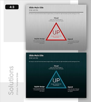 세 가지 전략적 방향을 제시하는 다이어그램