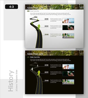 건강 루틴 변화 연혁 – 사업추진 전략을 시각화한 다이어그램