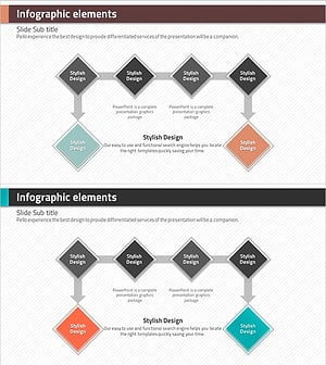Rhombus Presentation Template Infographic – Business Strategy Presentation