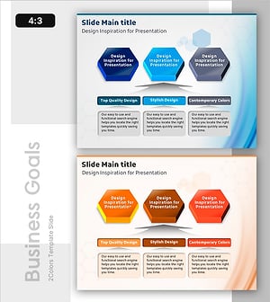 화학 산업 비전을 위한 인포그래픽 슬라이드 – 혁신과 성장