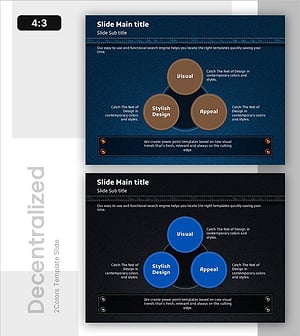 데님 PPT 전략 다이어그램