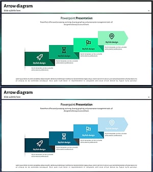 비즈니스 단계별 일정계획 다이어그램