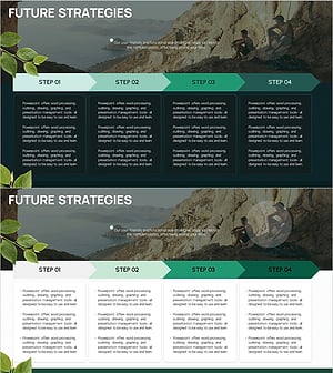 자연 테마 미래 전략 선형 다이어그램