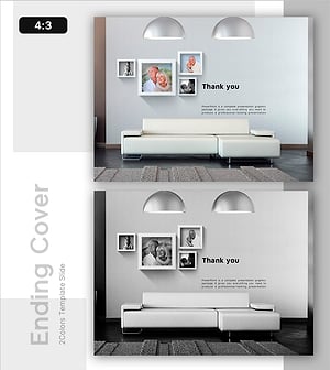 시니어 케어 템플릿 엔딩 표지