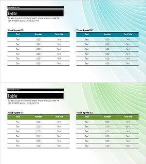 비교 테이블을 통한 재무 성과 시각화 – 투명한 정보 전달