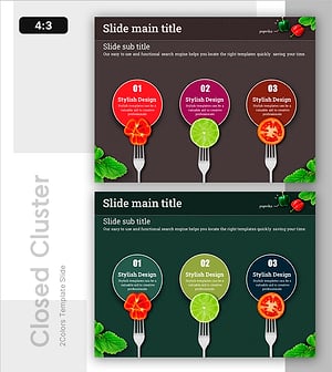 건강한 식사 구성 슬라이드 – 3단계 가이드