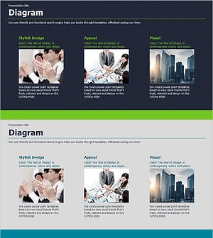 Diagram PowerPoint Template for Application Presentation – Business Introduction