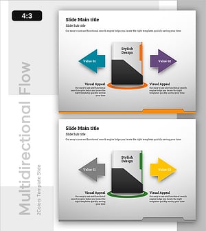 성공을 위한 다방향 전략 – 비즈니스의 미래를 제시하는 템플릿