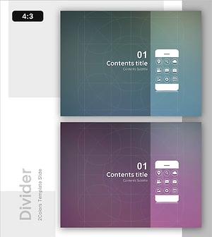 모바일 앱 리서치 템플릿 간지