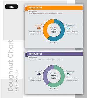 시각적으로 매력적인 인포그래픽 슬라이드 – 흥미로운 디자인