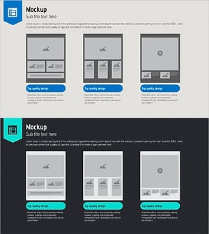 온라인 프레젠테이션 템플릿 목업 – 마케팅 전략을 시각화하다