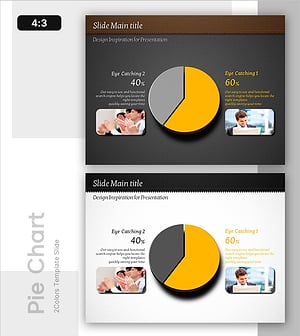 옐로우 마케팅 파이차트 – 시장 점유율 분석